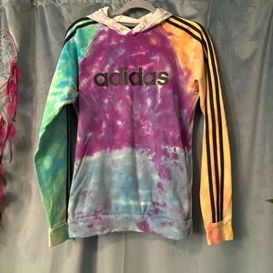 Adidas Multicolor Tie-Dye Hoodie
